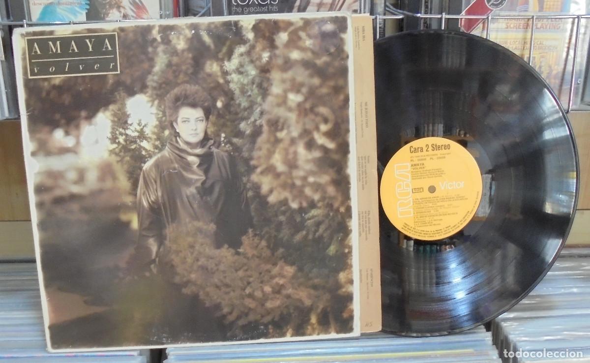 Discos de vinilo: Amaya. Volver. RCA 1986 -- LP - Foto 1