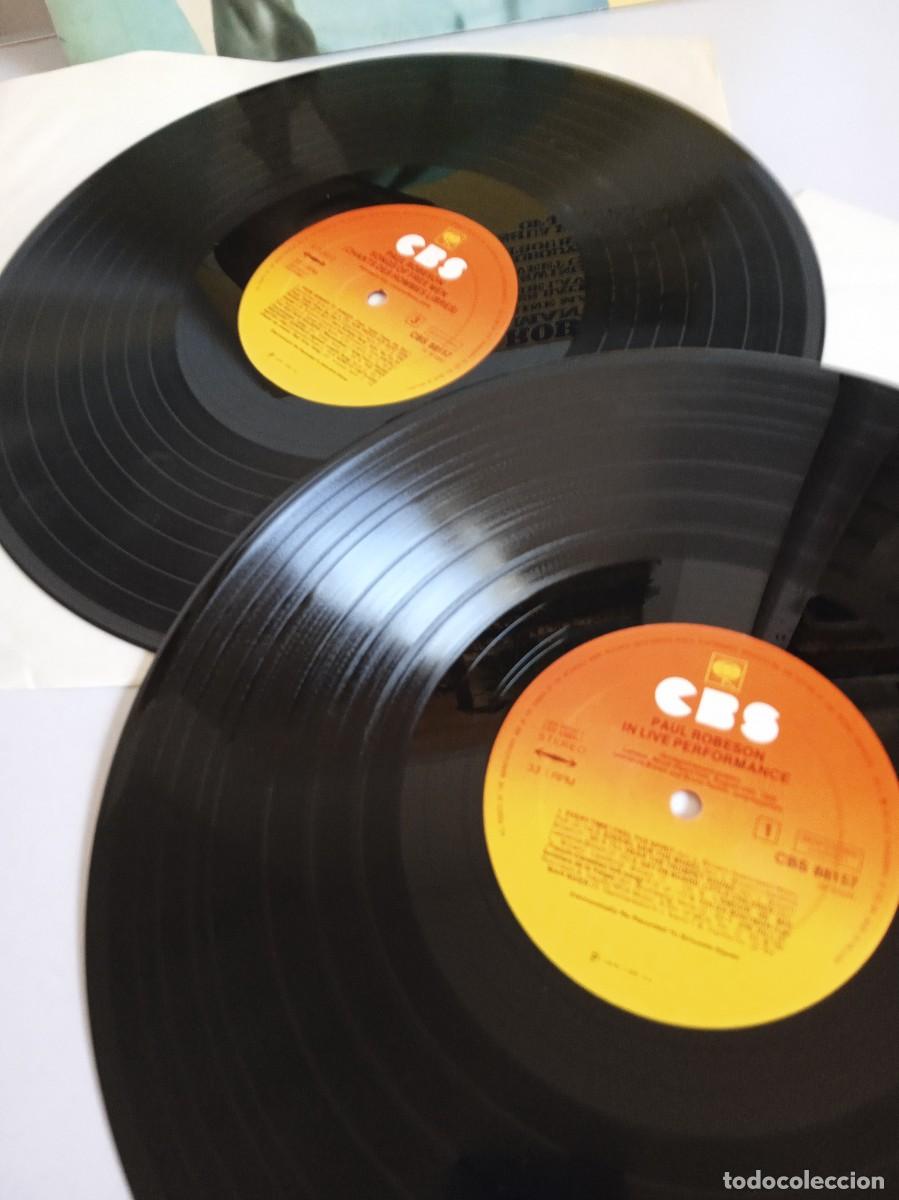 Discos de vinilo: PAUL ROBESON Ol Man River 2 Lps - Foto 3