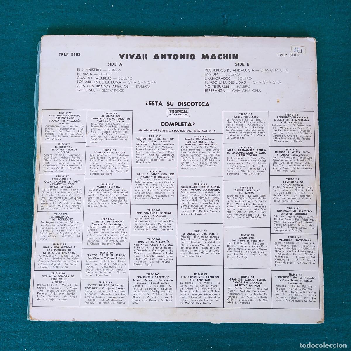 Discos de vinilo: Antonio Mach&iacute;n &ndash; Viva ! - Foto 2
