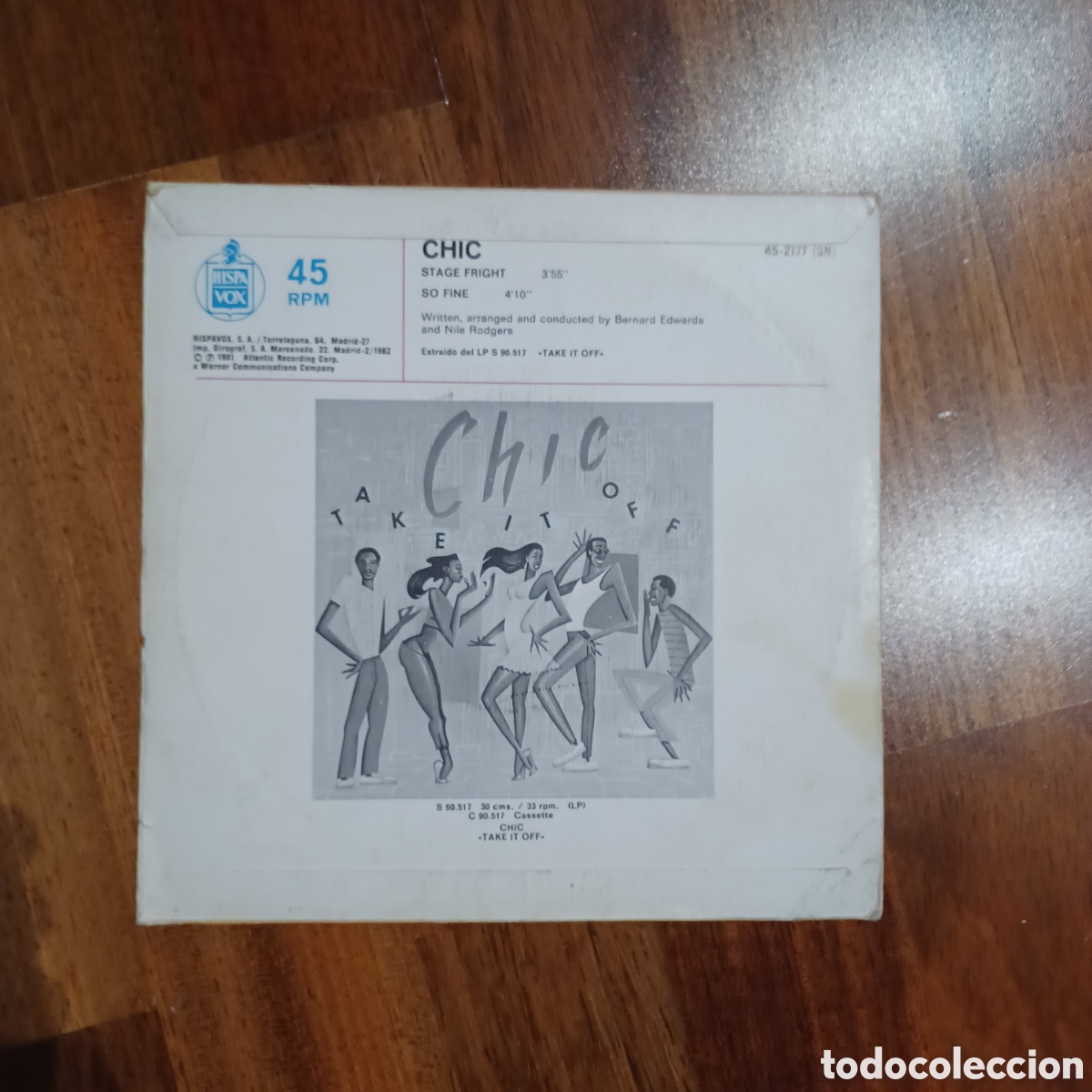 Discos de vinilo: Chic Stage Fright/So Fine 1981 - Foto 2