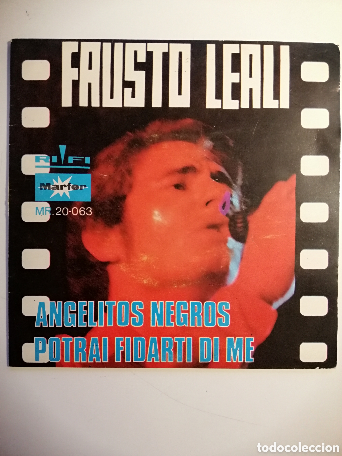Discos de vinilo: Fausto Leali angelitos negros vinilo - Foto 2