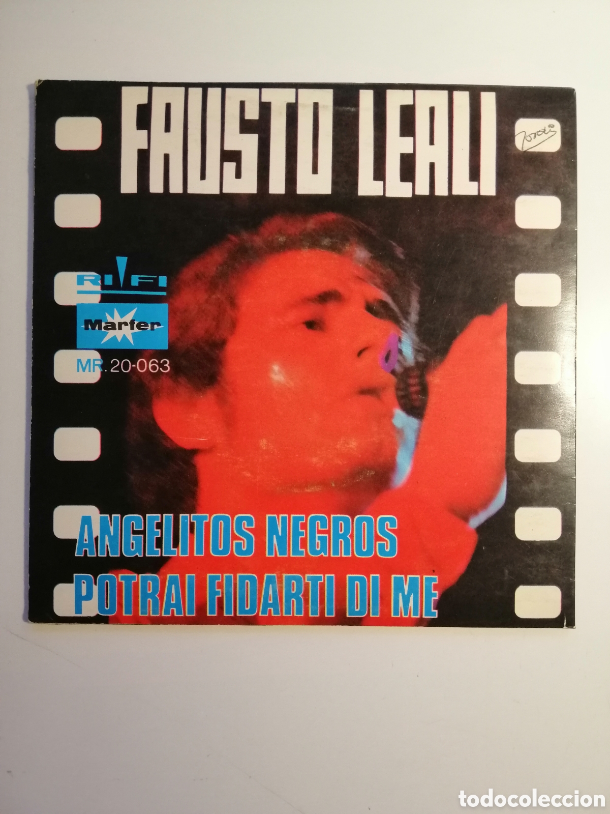 Discos de vinilo: Fausto Leali angelitos negros vinilo - Foto 1