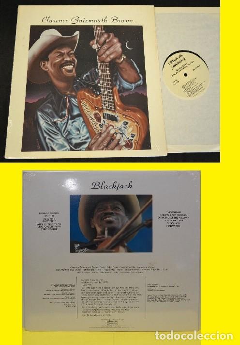 Discos de vinilo: clarence gatemouth brown - blackjack 76, Cajun Blues-Texas Blues !! RARO, ORG EDT USA, IMPECABLE