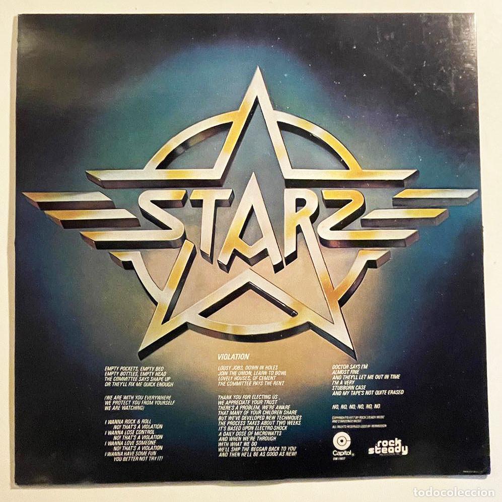 Discos de vinilo: STARZ / VIOLATION / LP CAPITOL 1977 / USA - Foto 4