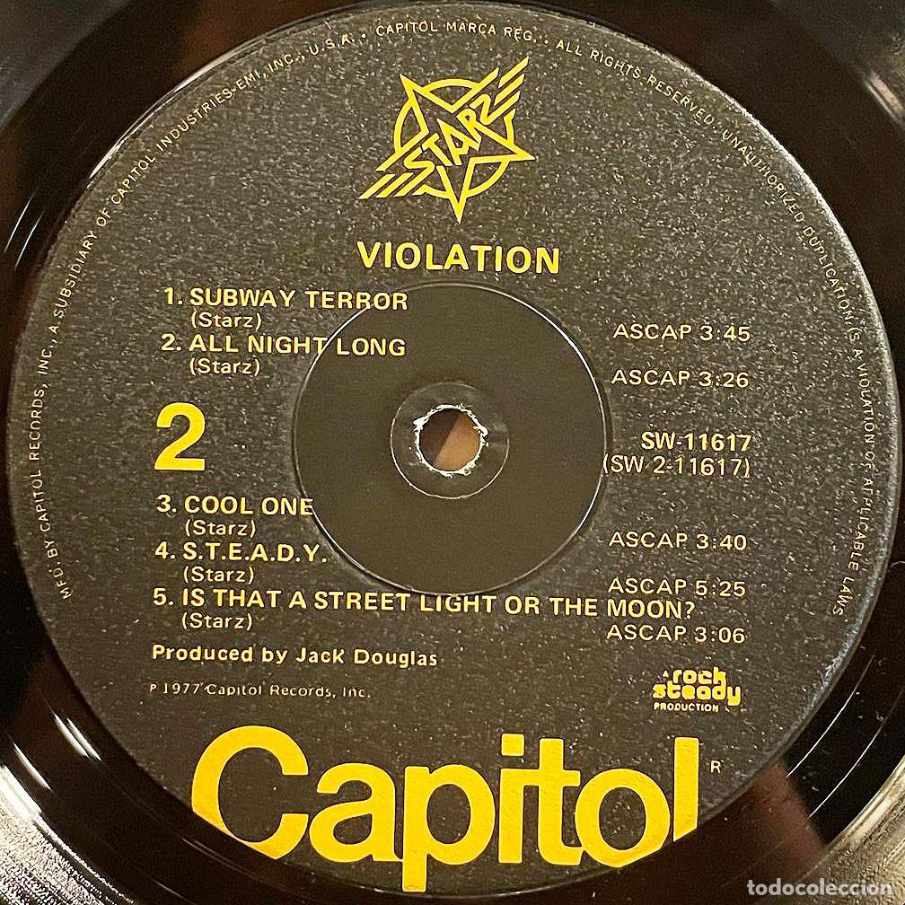 Discos de vinilo: STARZ / VIOLATION / LP CAPITOL 1977 / USA - Foto 5