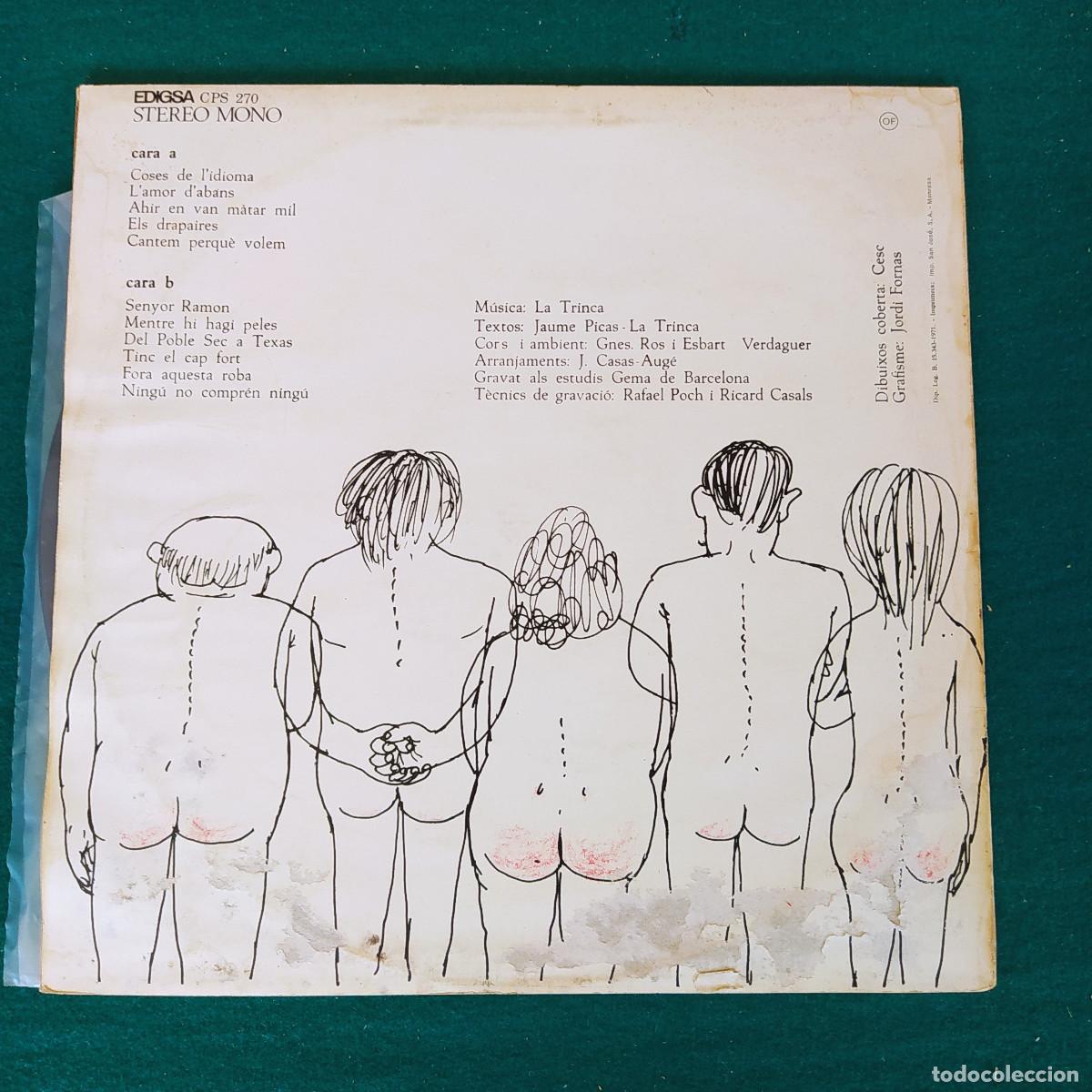 Discos de vinilo: La Trinca &ndash; Trincar I Riure - Foto 2