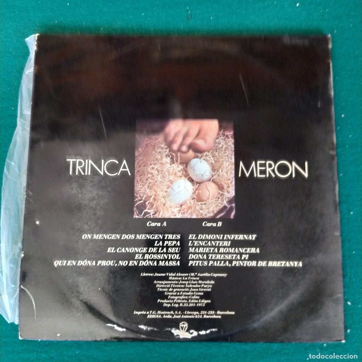 Discos de vinilo: La Trinca &ndash; Trincameron - Foto 2
