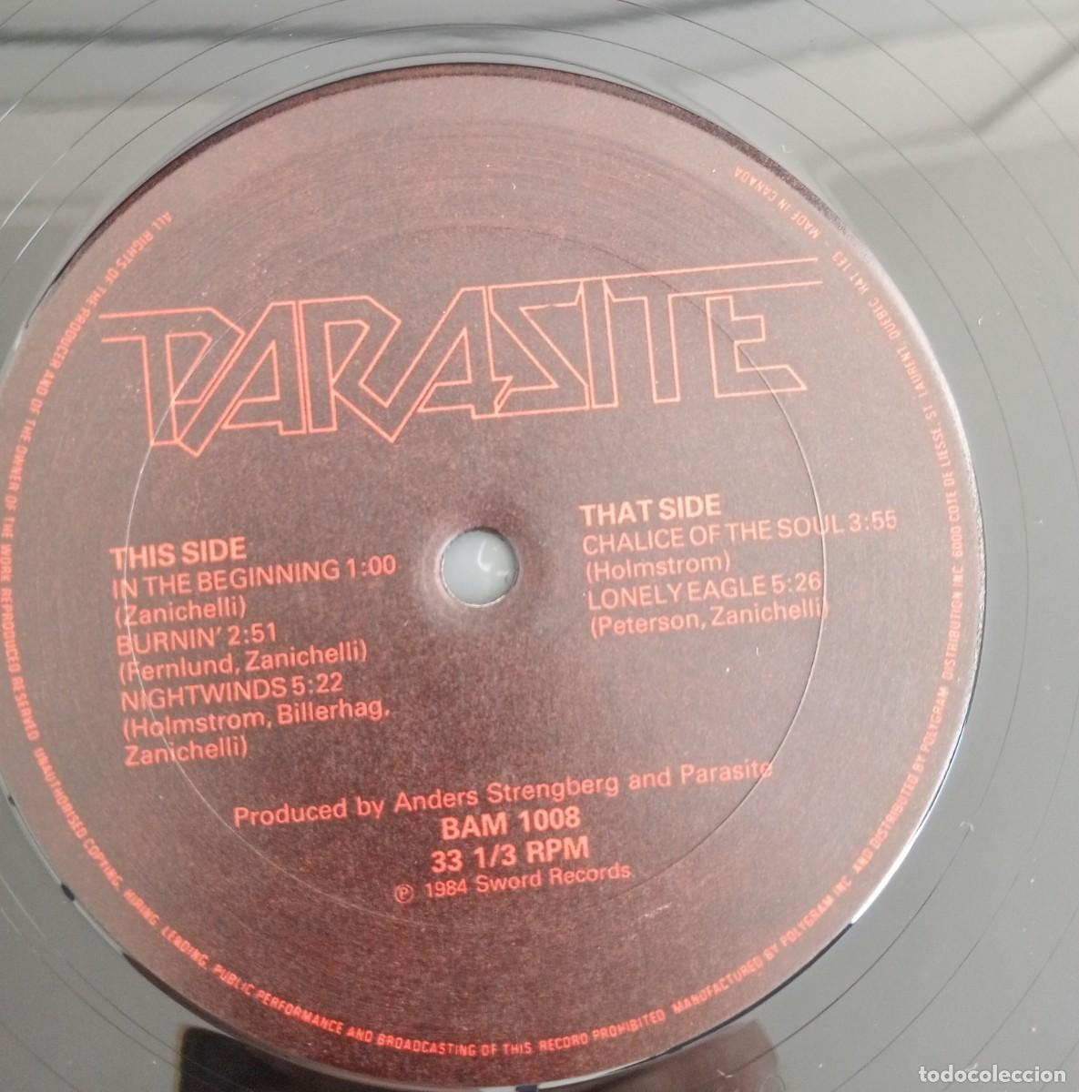 Discos de vinilo: Parasite - Parasite, Original Vinilo Canada 1984 - Foto 6