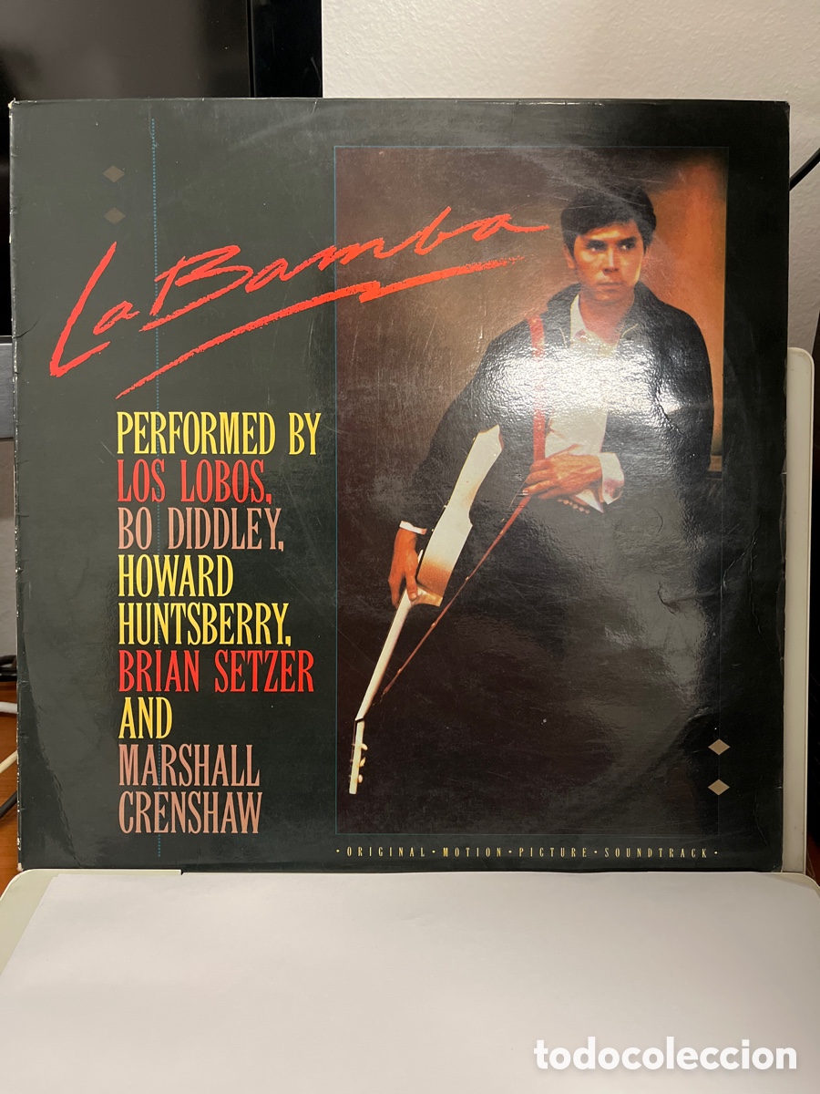 Discos de vinilo: LA BAMBA BSO LP. LOS LOBOS, BO DIDDLEY, BRIAN SETZER... - Foto 1