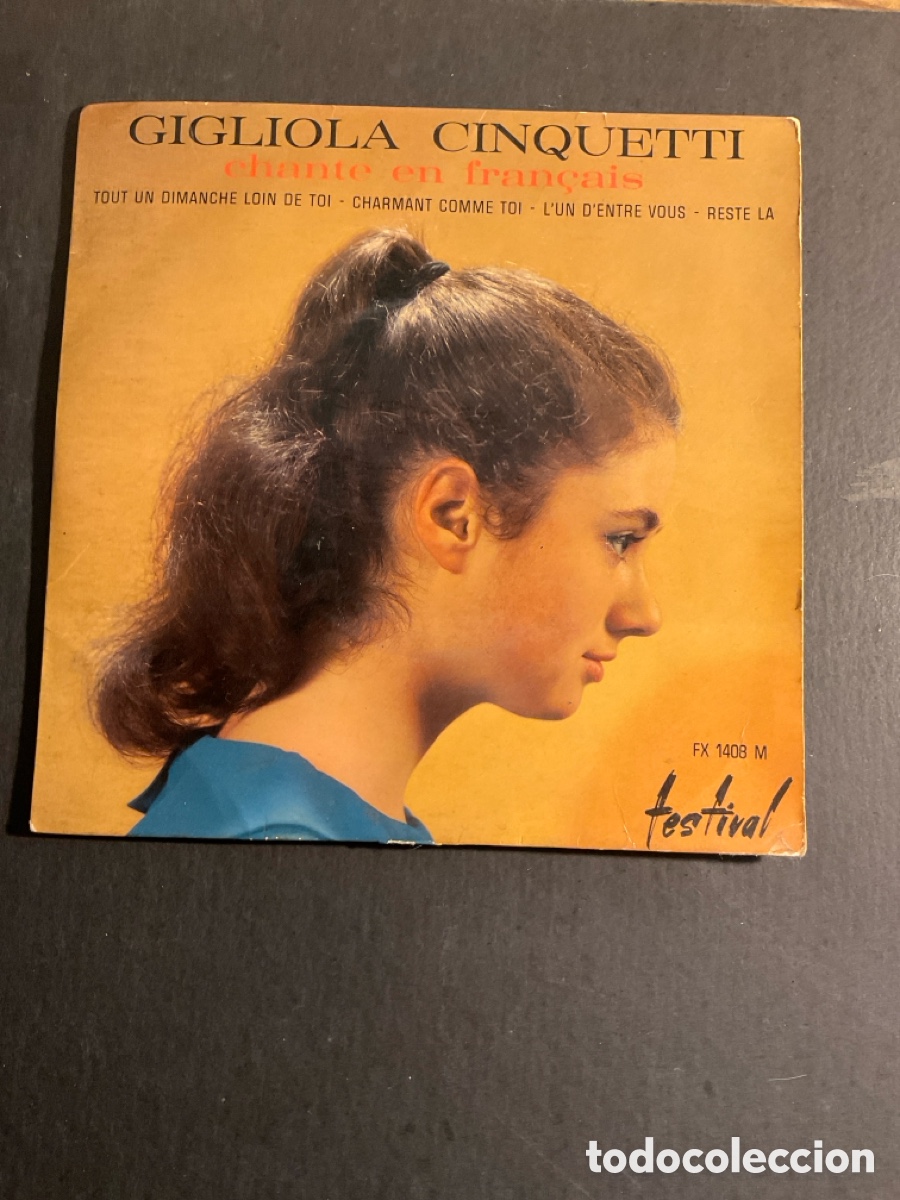 Discos de vinilo: Gigliola Cinquetti chante en fran&ccedil;ais - Foto 1