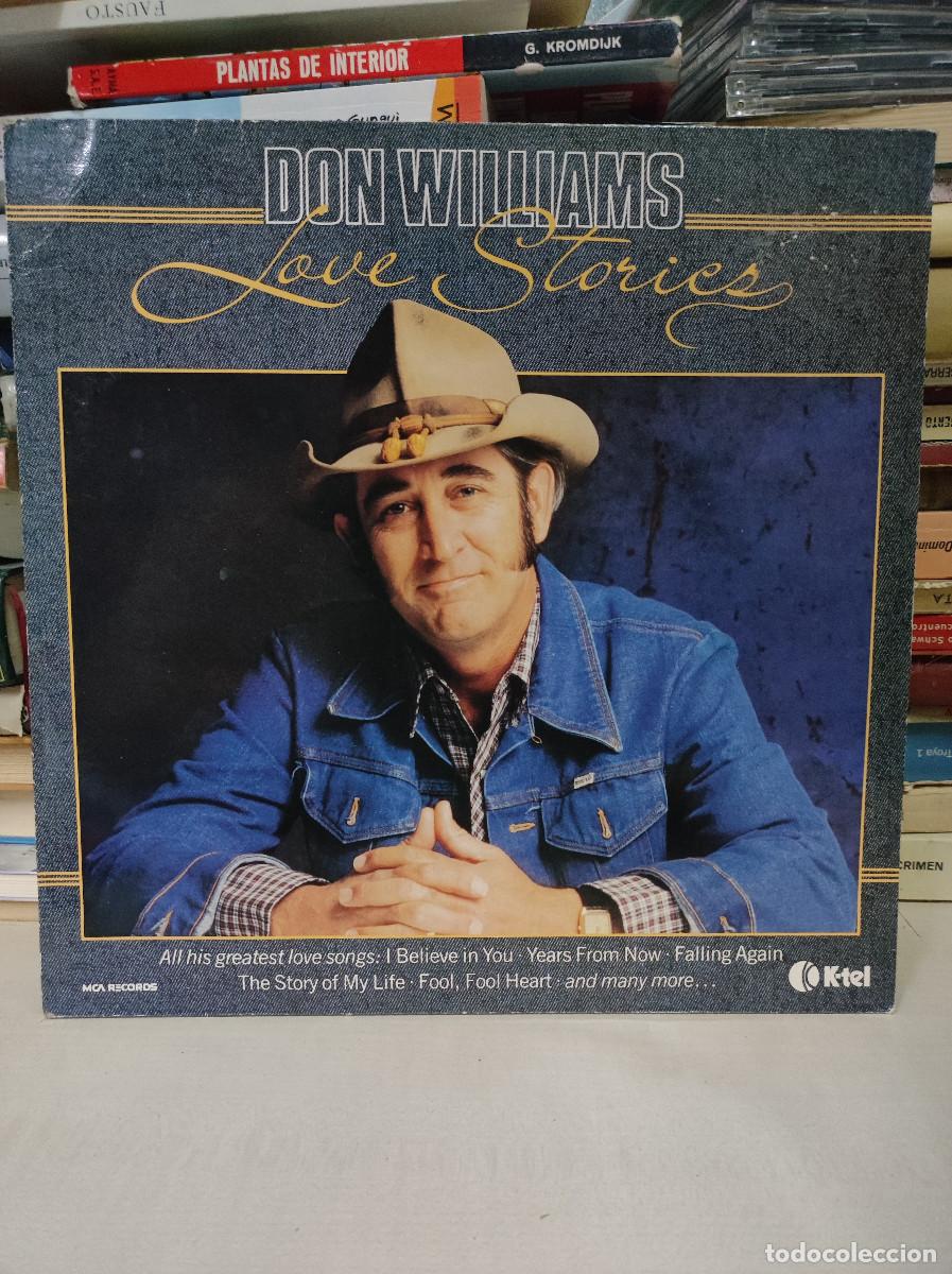 Discos de vinilo: Don Williams &ndash; Love Stories - Foto 1