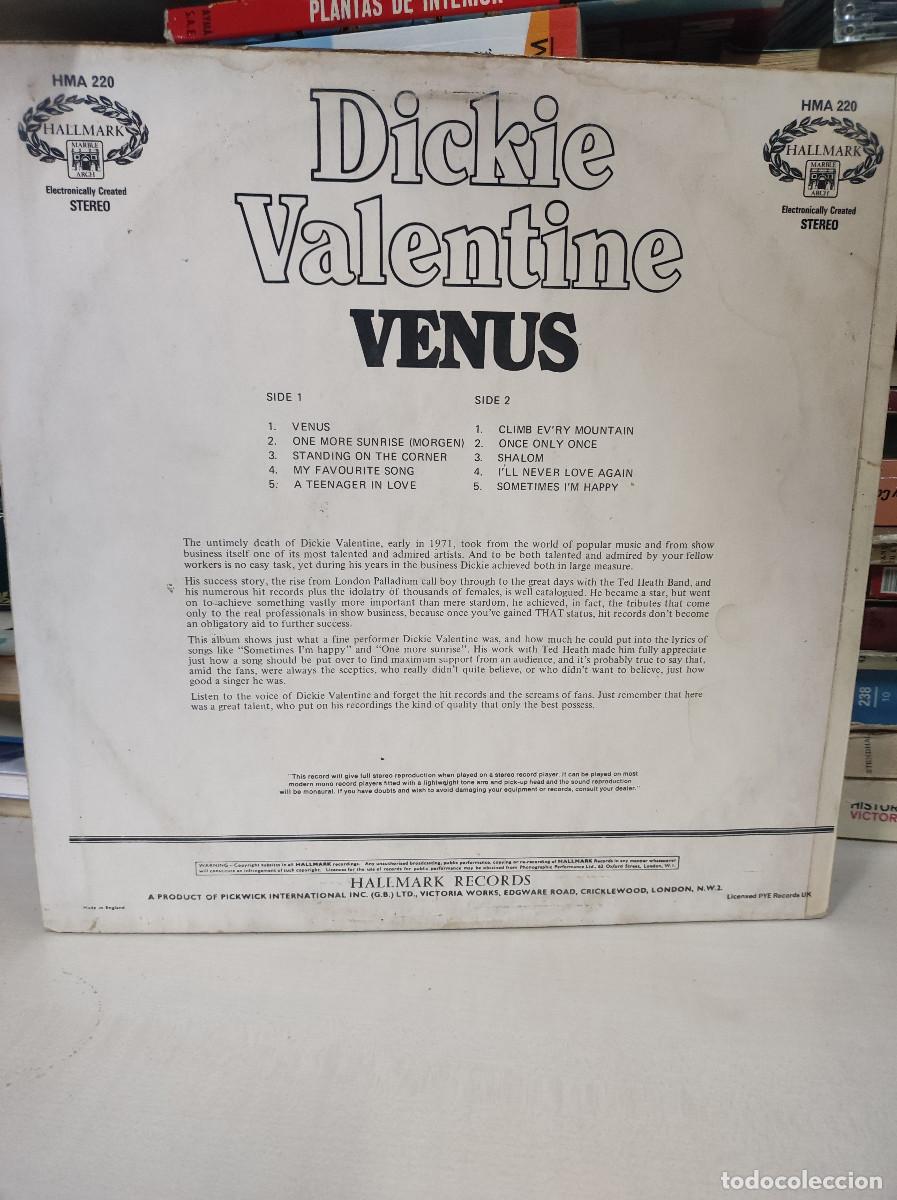 Discos de vinilo: Dickie Valentine &ndash; Venus - Foto 2
