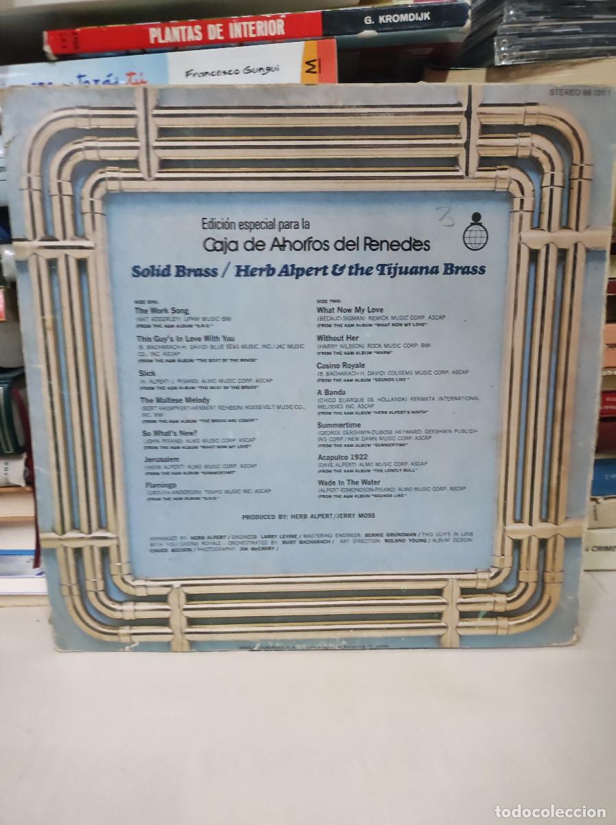 Discos de vinilo: Herb Alpert & The Tijuana Brass &ndash; Solid Brass - Foto 2