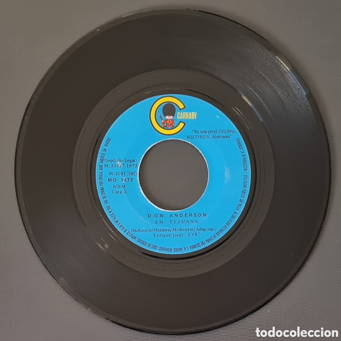Discos de vinilo: SINGLE - DON ANDERSON - CAROLINA - 1972 - Foto 4