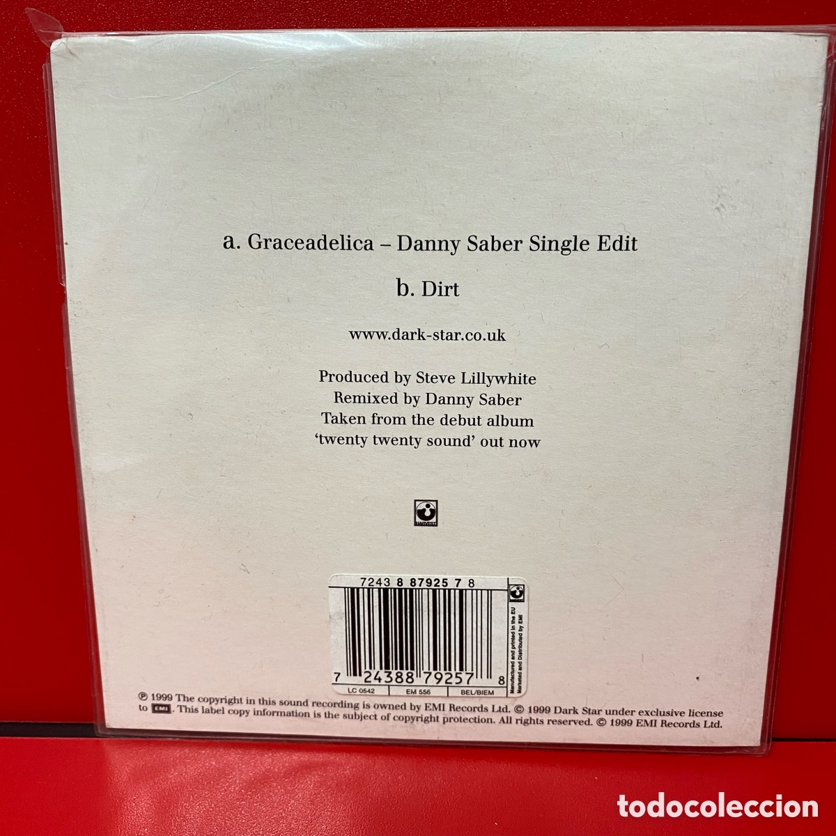 Discos de vinilo: Dark Star - Graceadelica (5&rdquo;) 1999/UK - Foto 2