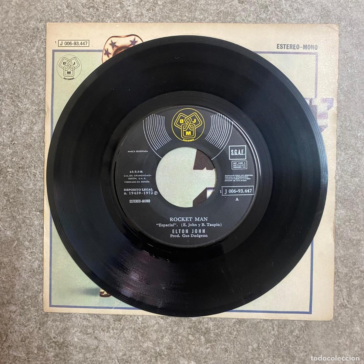 Discos de vinilo: Elton John &ndash; Rocket Man - Foto 4