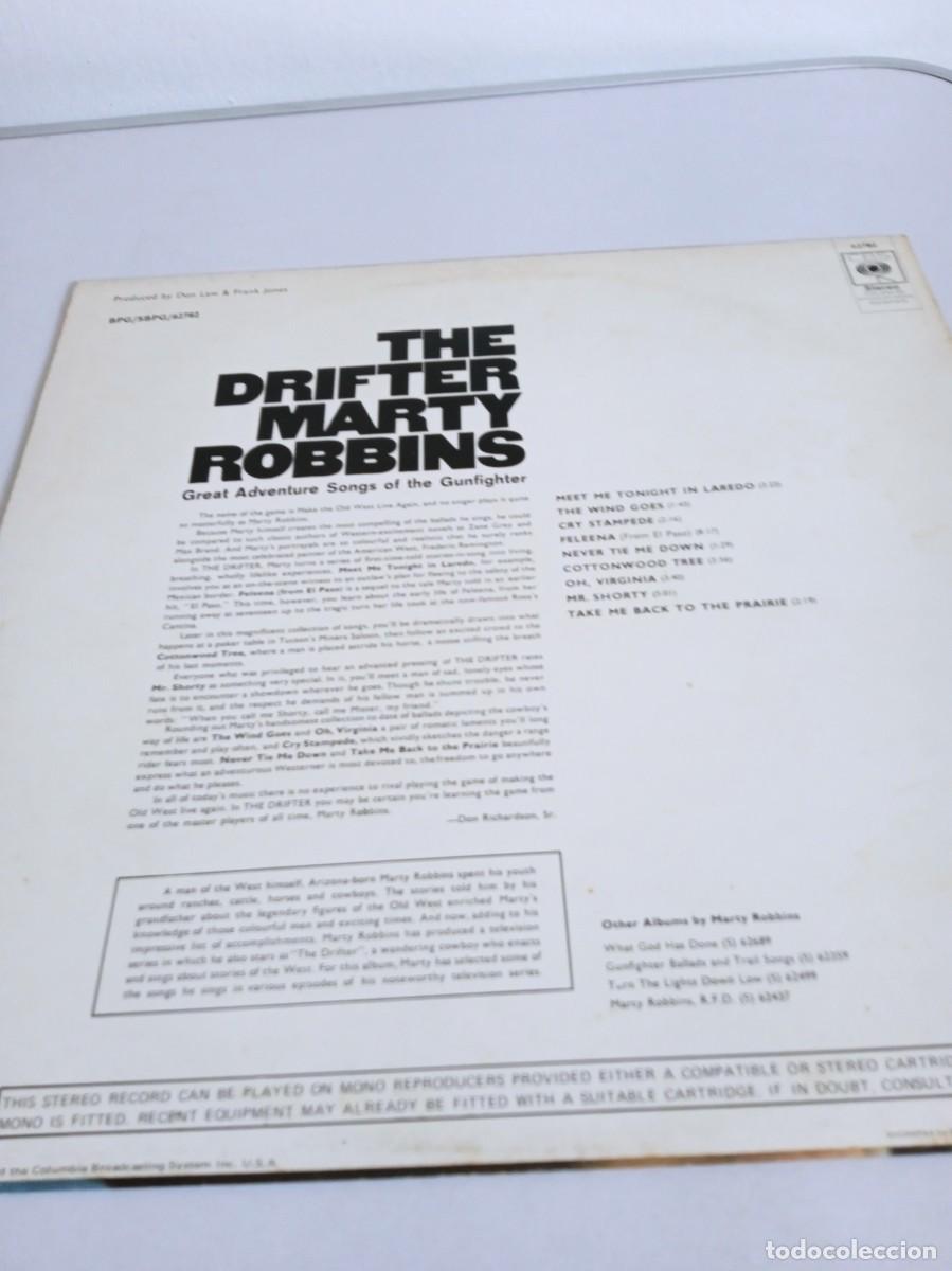 Discos de vinilo: MARTY ROBBINS The Drifter - Foto 2