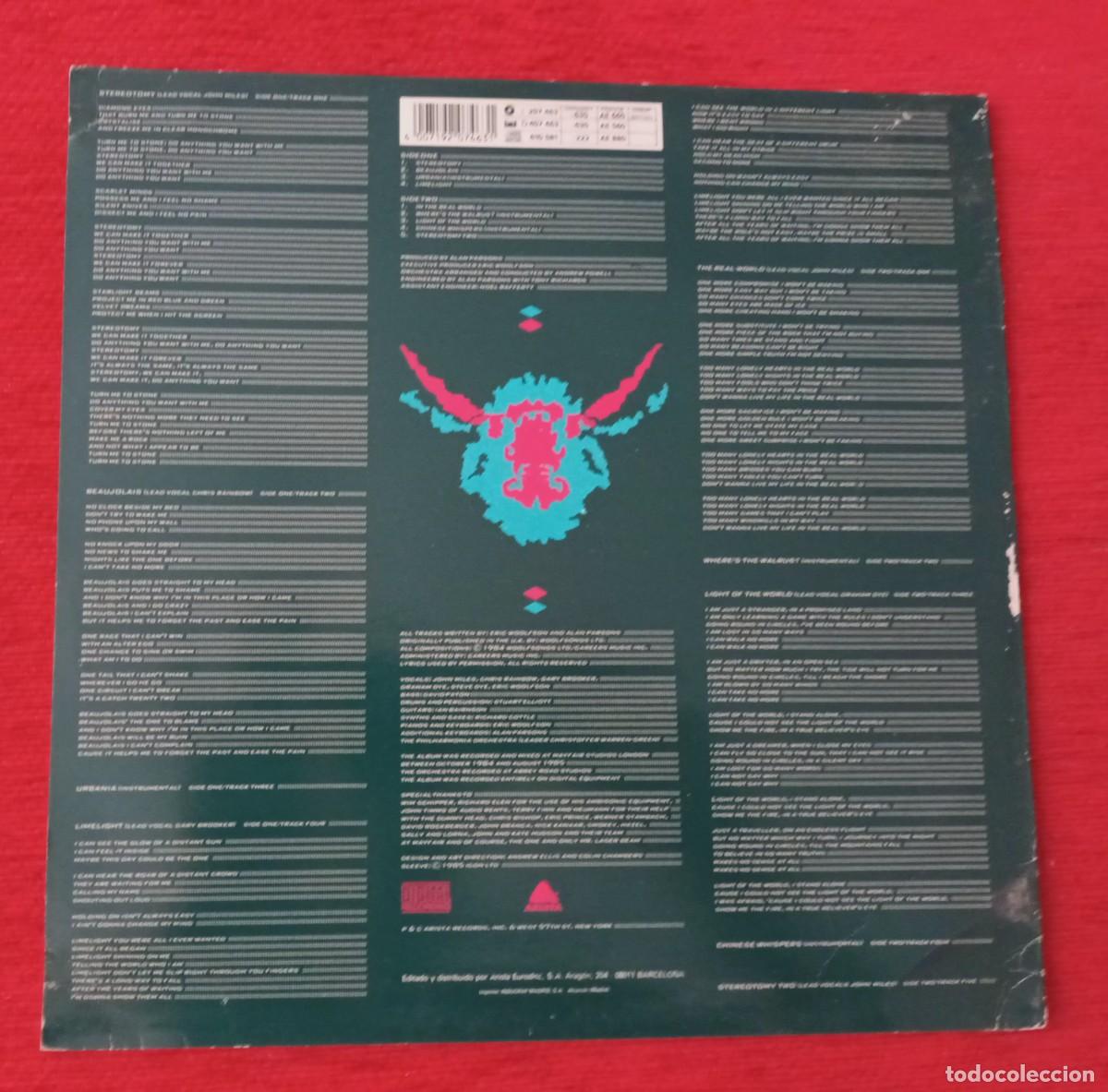 Discos de vinilo: THE ALAN PARSONS PROJECT - STEREOTOMY - LP - Foto 2