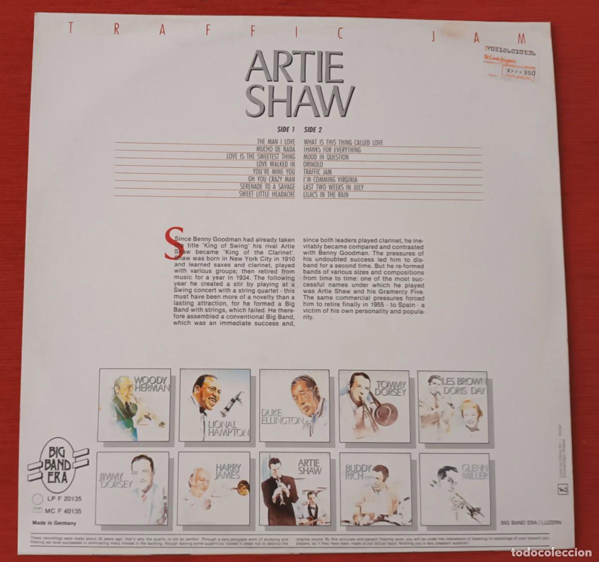 Discos de vinilo: ARTIE SHAW - TRAFFIC JAM - LP - Foto 2