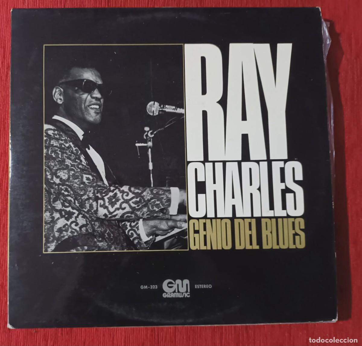Discos de vinilo: RAY CHARLES - GENIO DEL BLUES - LP - Foto 1