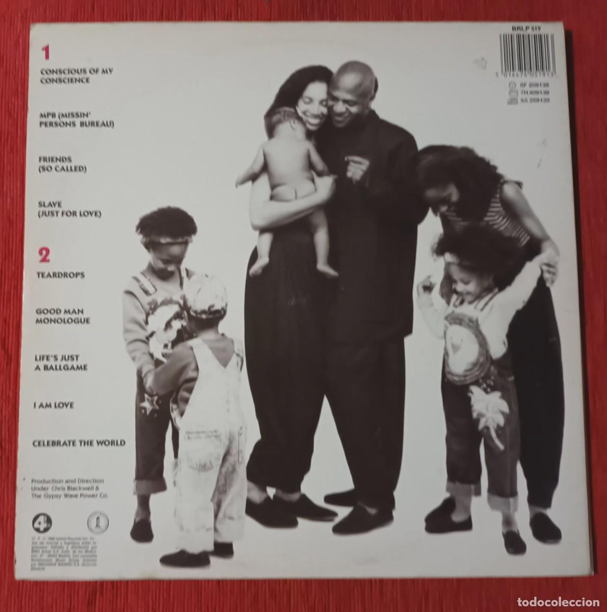 Discos de vinilo: WOMACK & WOMACK - CONSCIENCE - LP - Foto 2