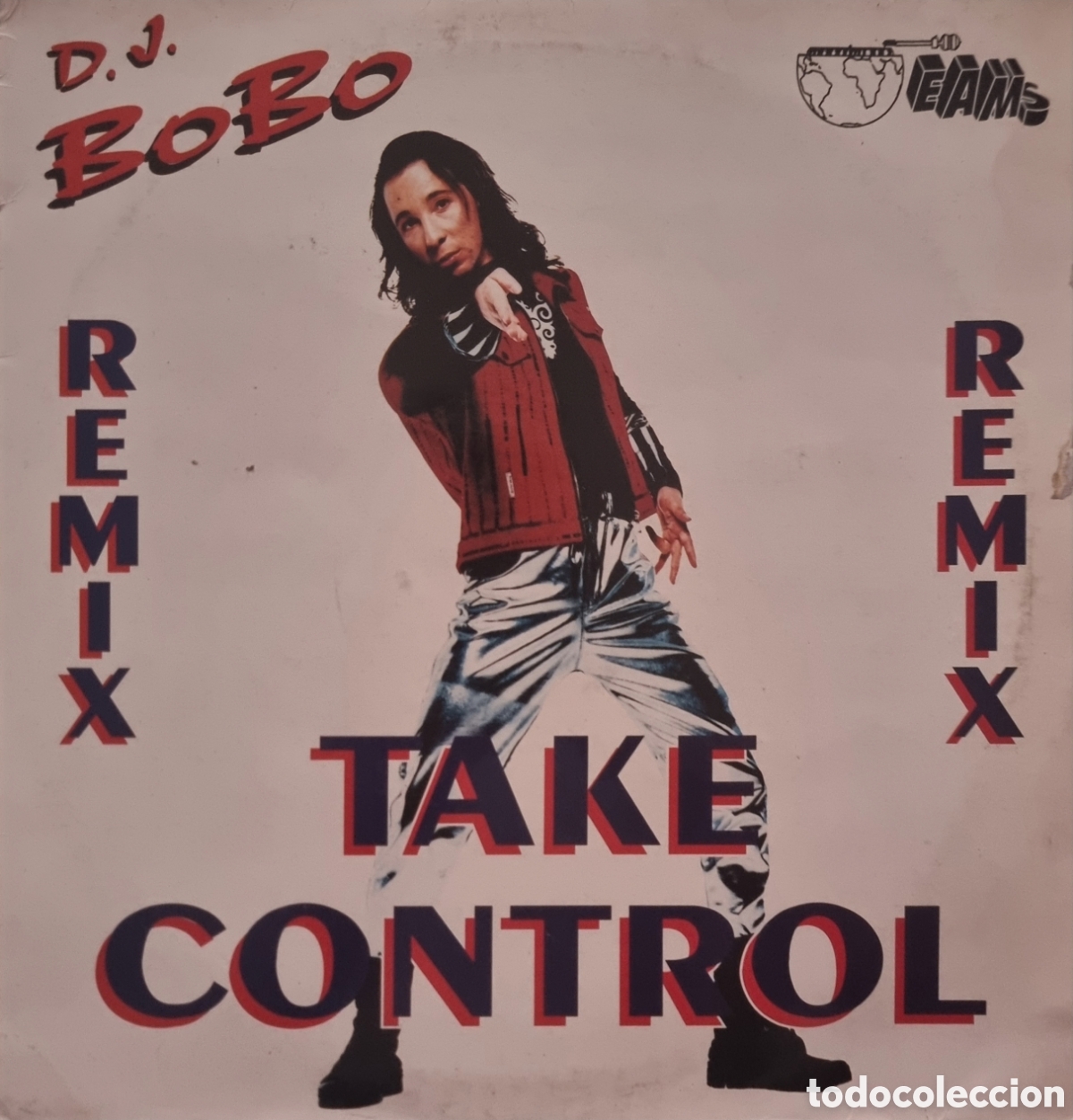 Discos de vinilo: D.J. BOBO TAKE CONTROL REMIX MAXI 1994 SWITZERLAND - Foto 2