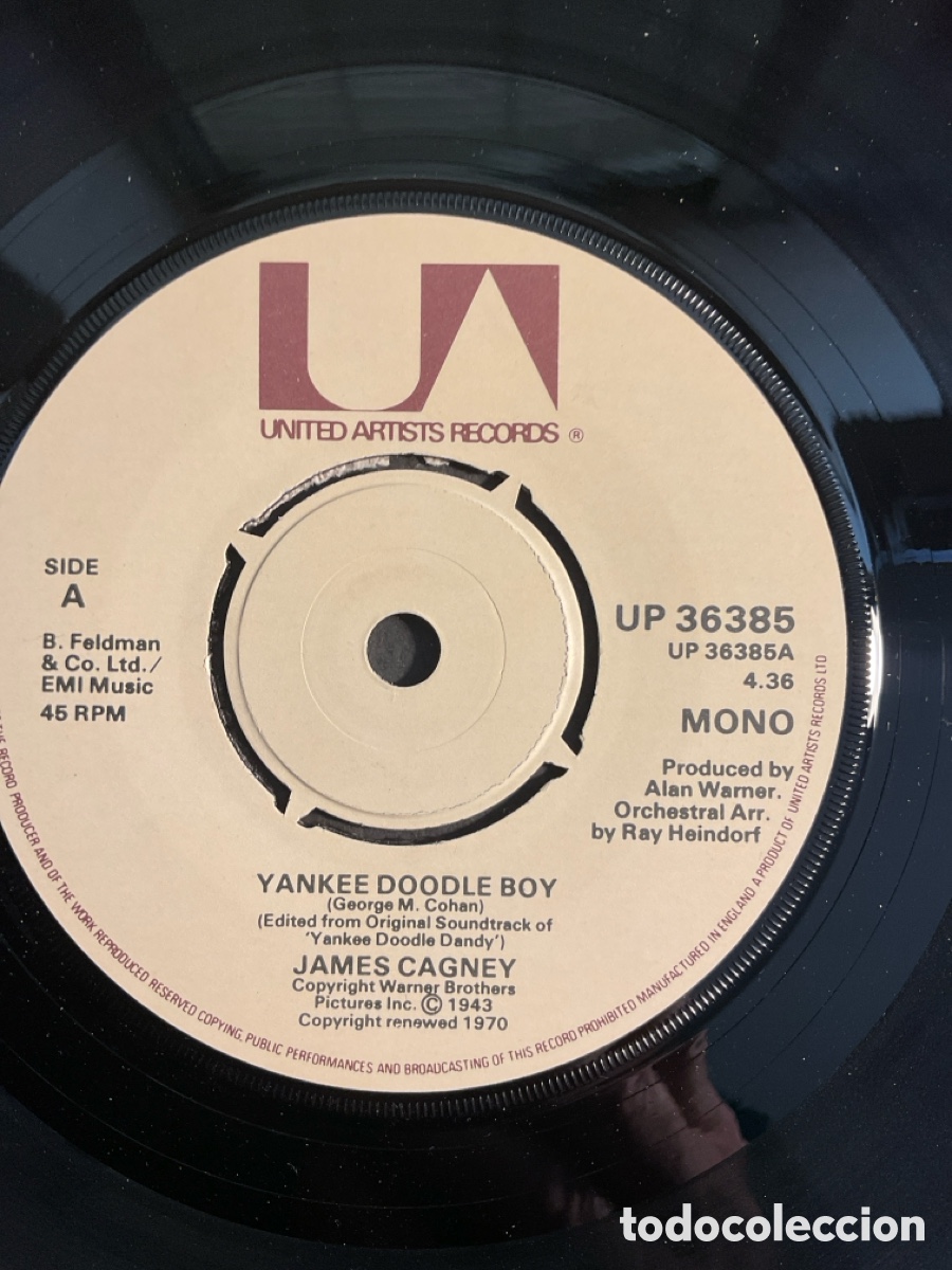 Discos de vinilo: James Cagney BSO de Yankee Doodle Dandy - Foto 3