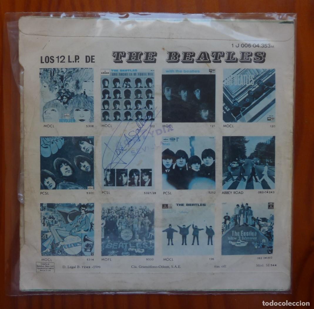 Discos de vinilo: THE BEATLES / LET IT BE / 1970 / SINGLE - Foto 2