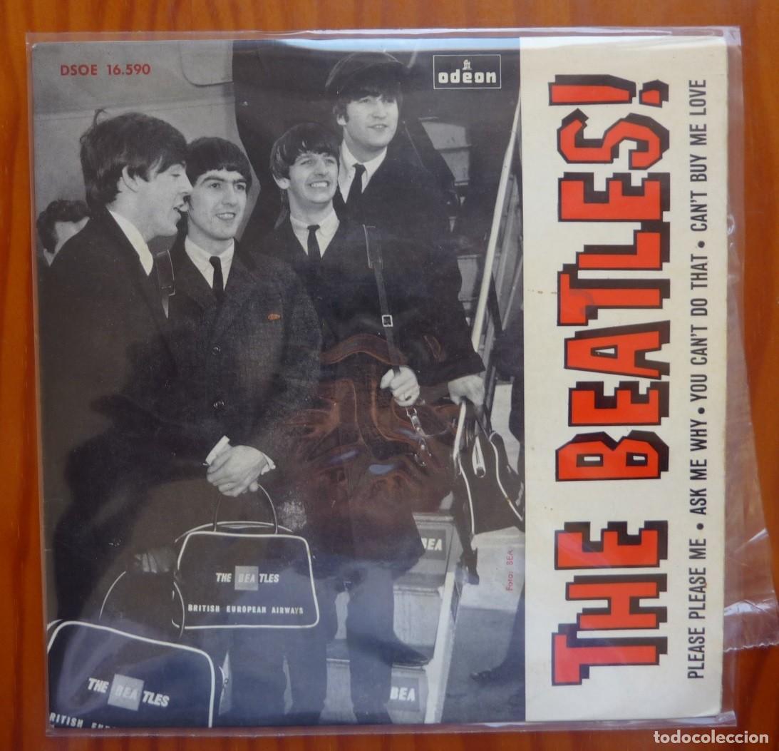 Discos de vinilo: THE BEATLES / PLEASE, PLEASE ME+3 / 1964 / EP - Foto 1