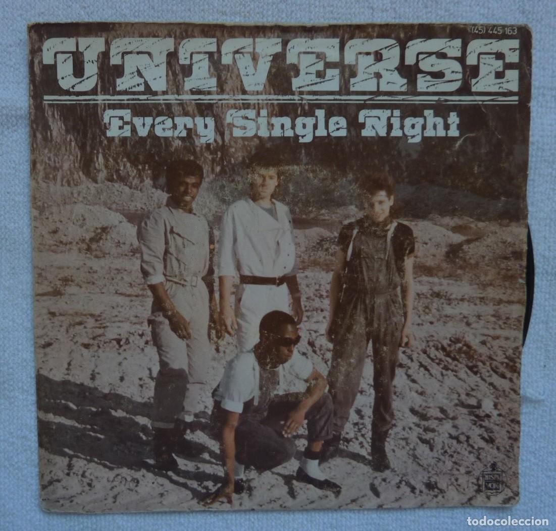 Discos de vinilo: UNIVERSE // EVERY SINGLE NIGHT // 1984 // SINGLE - Foto 1