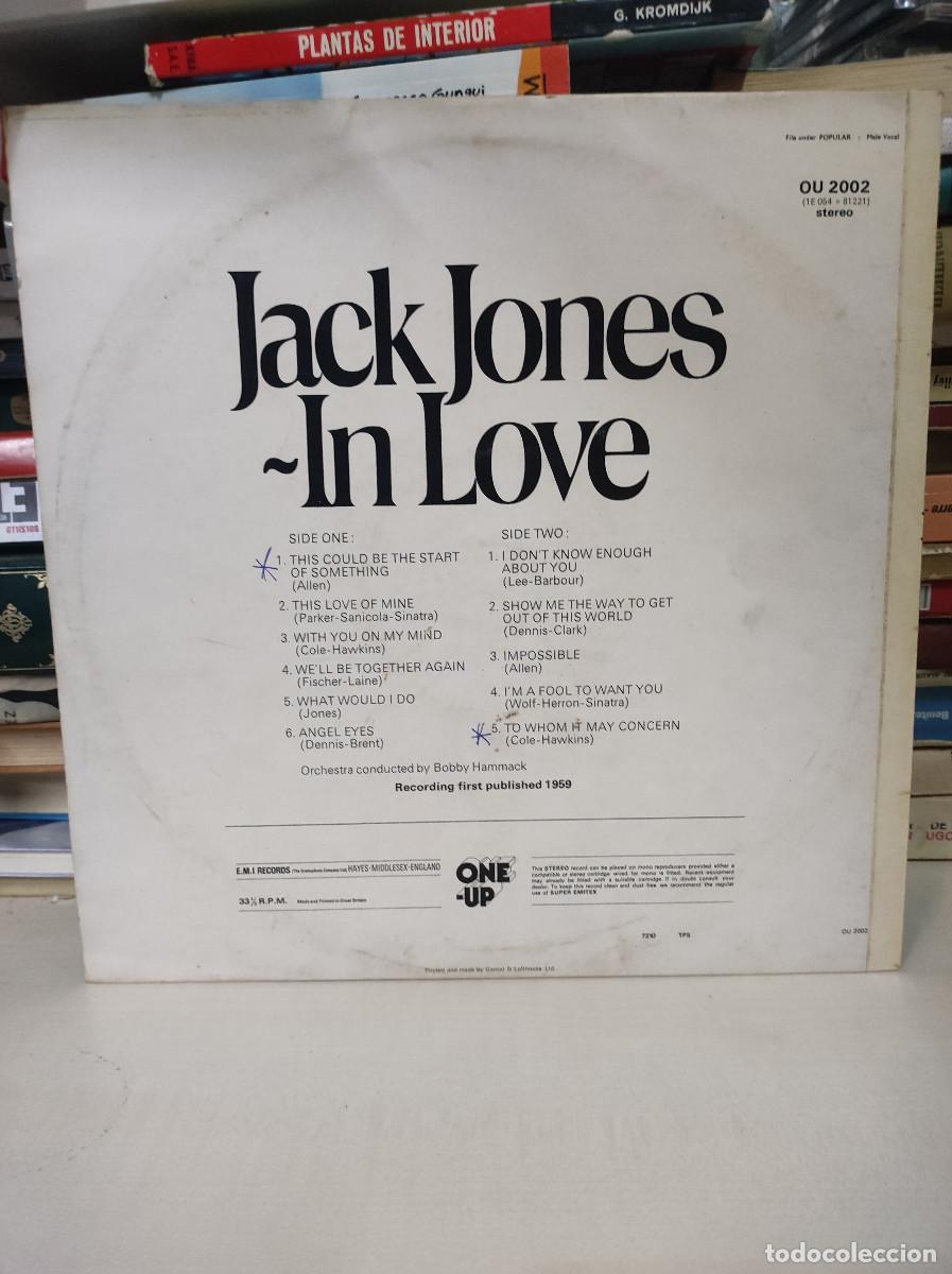 Discos de vinilo: JACK JONES IN LOVE VINYL - Foto 2