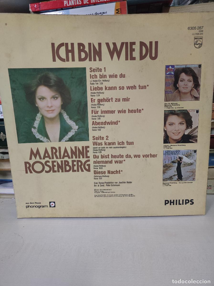 Discos de vinilo: Marianne Rosenberg &ndash; Ich Bin Wie Du - Foto 2