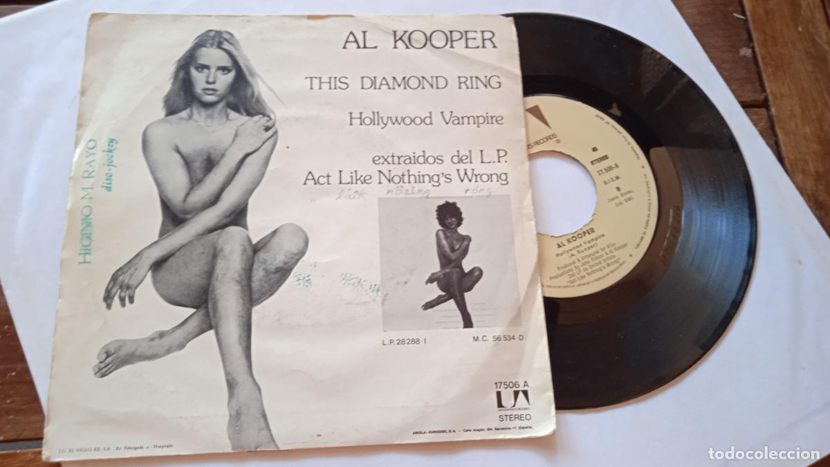 Discos de vinilo: AL KOOPER. SINGLE. THIS DIAMOND RING. MADE IN SPAIN. 1977 - Foto 2