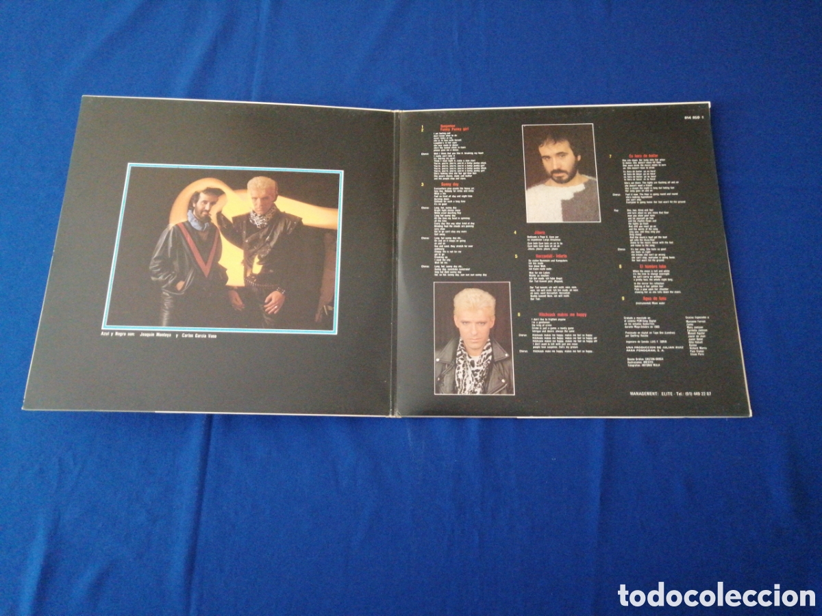 Discos de vinilo: AZUL Y NEGRO SUSPENSE 1984 - Foto 3