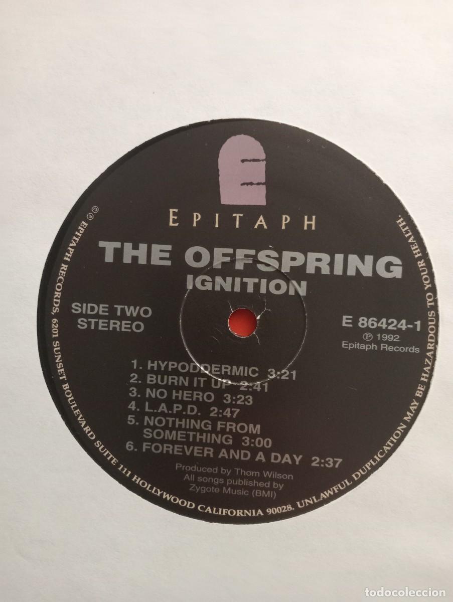 Discos de vinilo: The Offspring - Ignition, LP Vinilo US 1994 - Foto 5