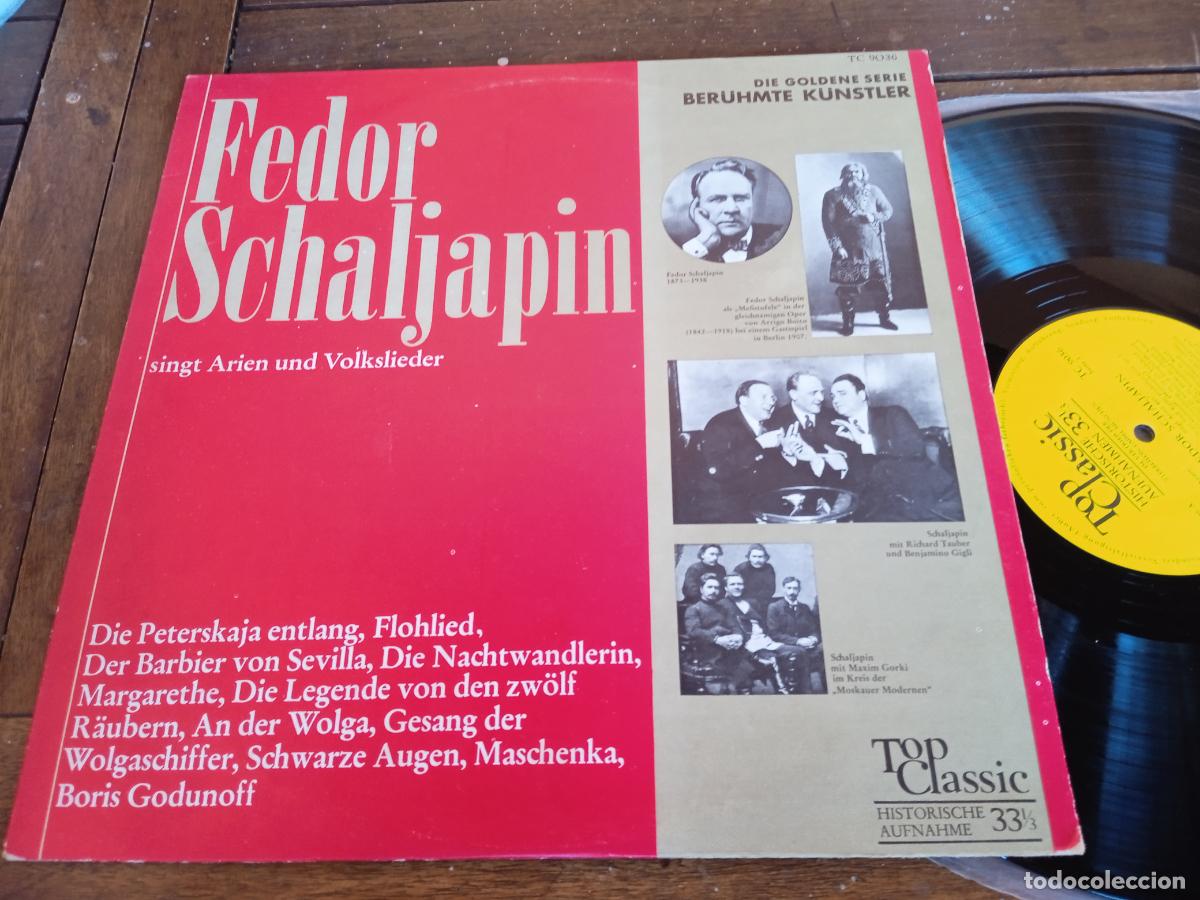 Discos de vinilo: FEDOR SCHALJAPIN. LP. ARIEN. DER BARBIER VON SEVILLA. MADE IN GERMANY.