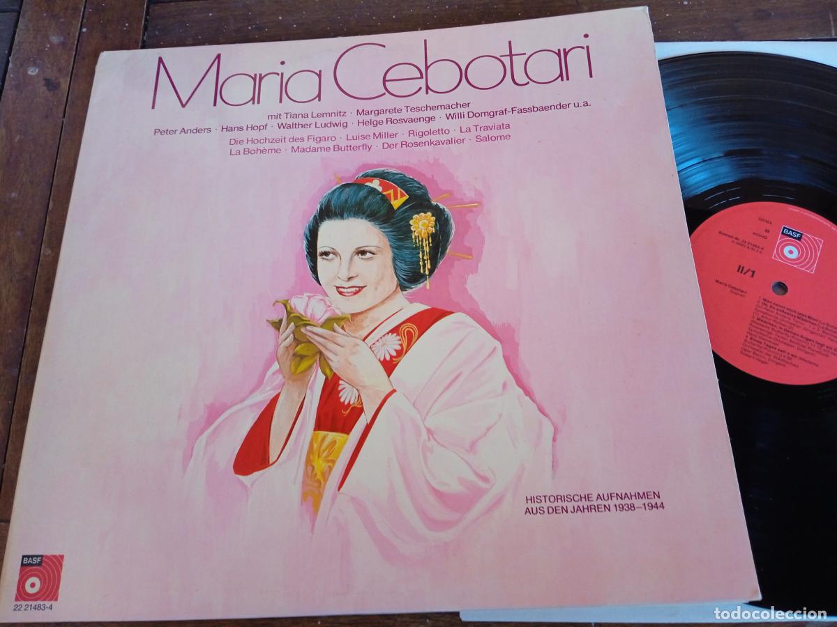 Discos de vinilo: MARIA CEBOTARI. DOBLE LP. FIGARO. TRAVIATA. - Foto 1
