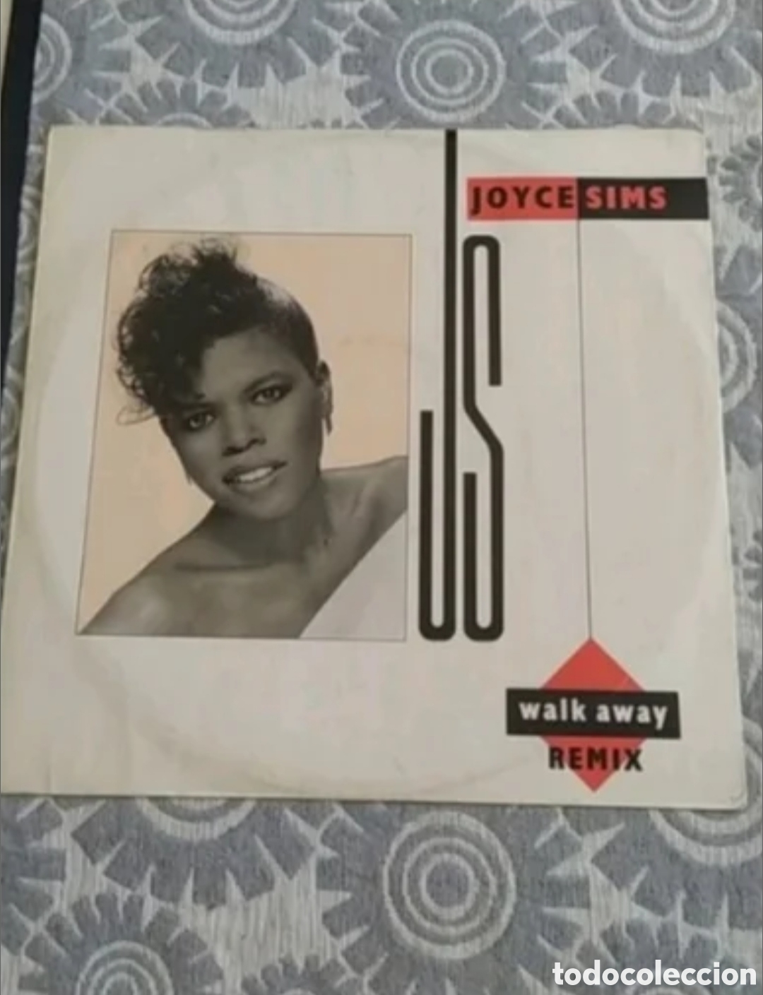 Discos de vinilo: Maxi single Joyce Sims. Walk Away Remix - Foto 1