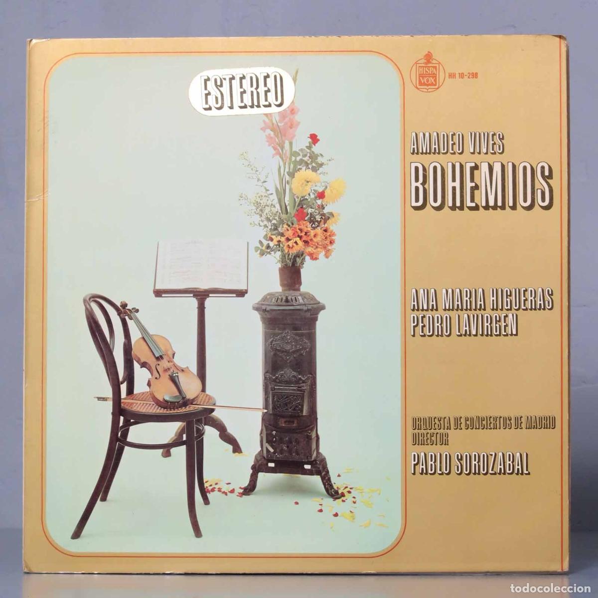 Discos de vinilo: LP. Amadeo Vives &ndash; Bohemios - Foto 1