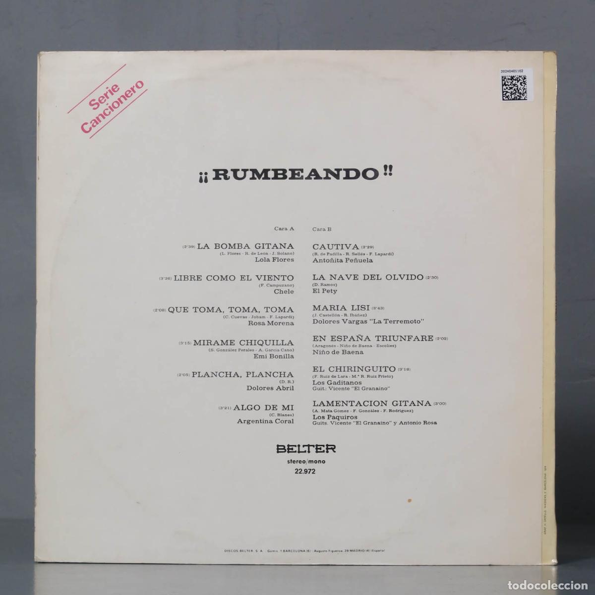 Discos de vinilo: LP. Rumbeando - Foto 2
