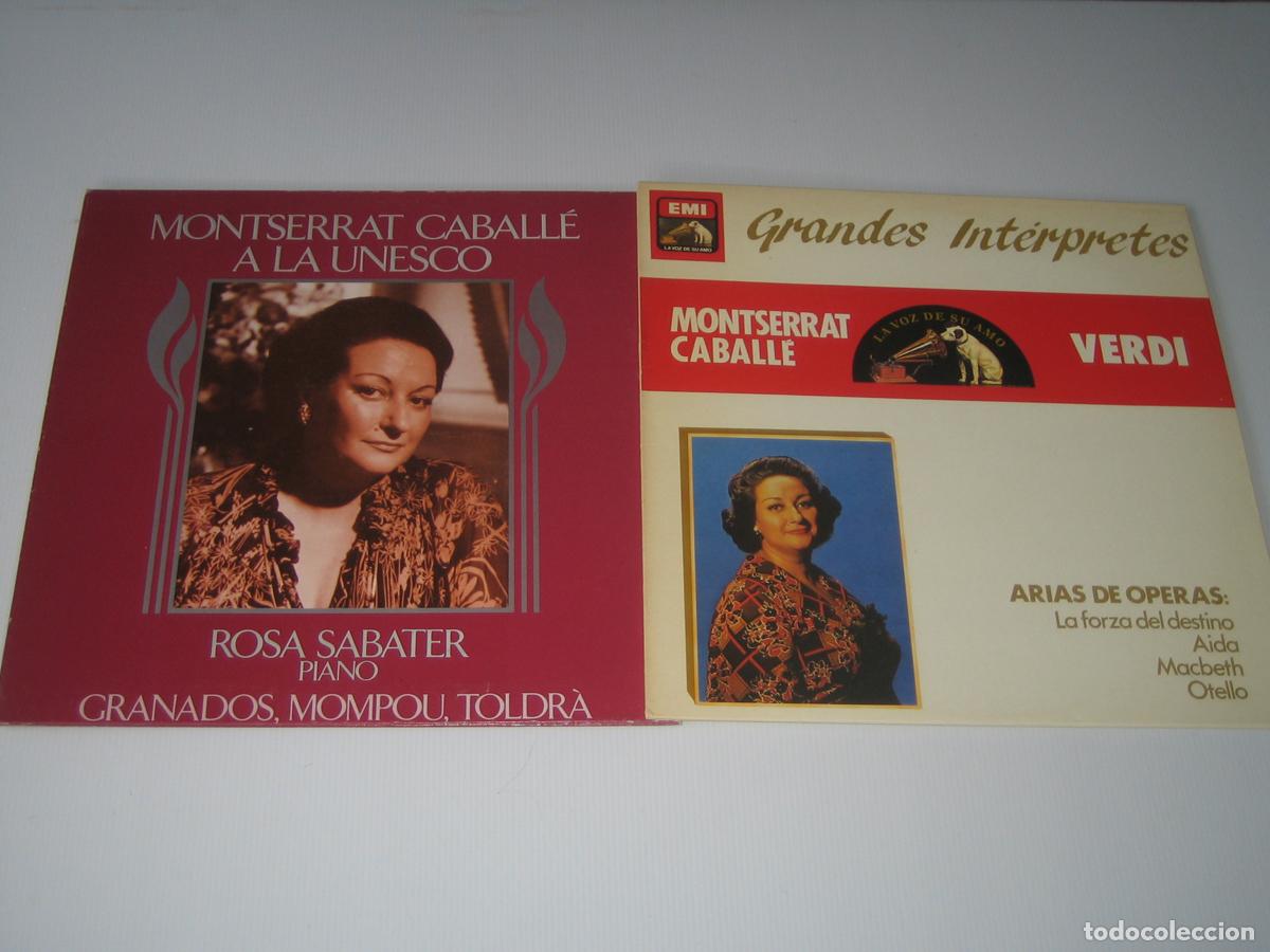 Discos de vinilo: MONTSERRAT CABALLE - LOTE DE DOS LPS - Foto 1