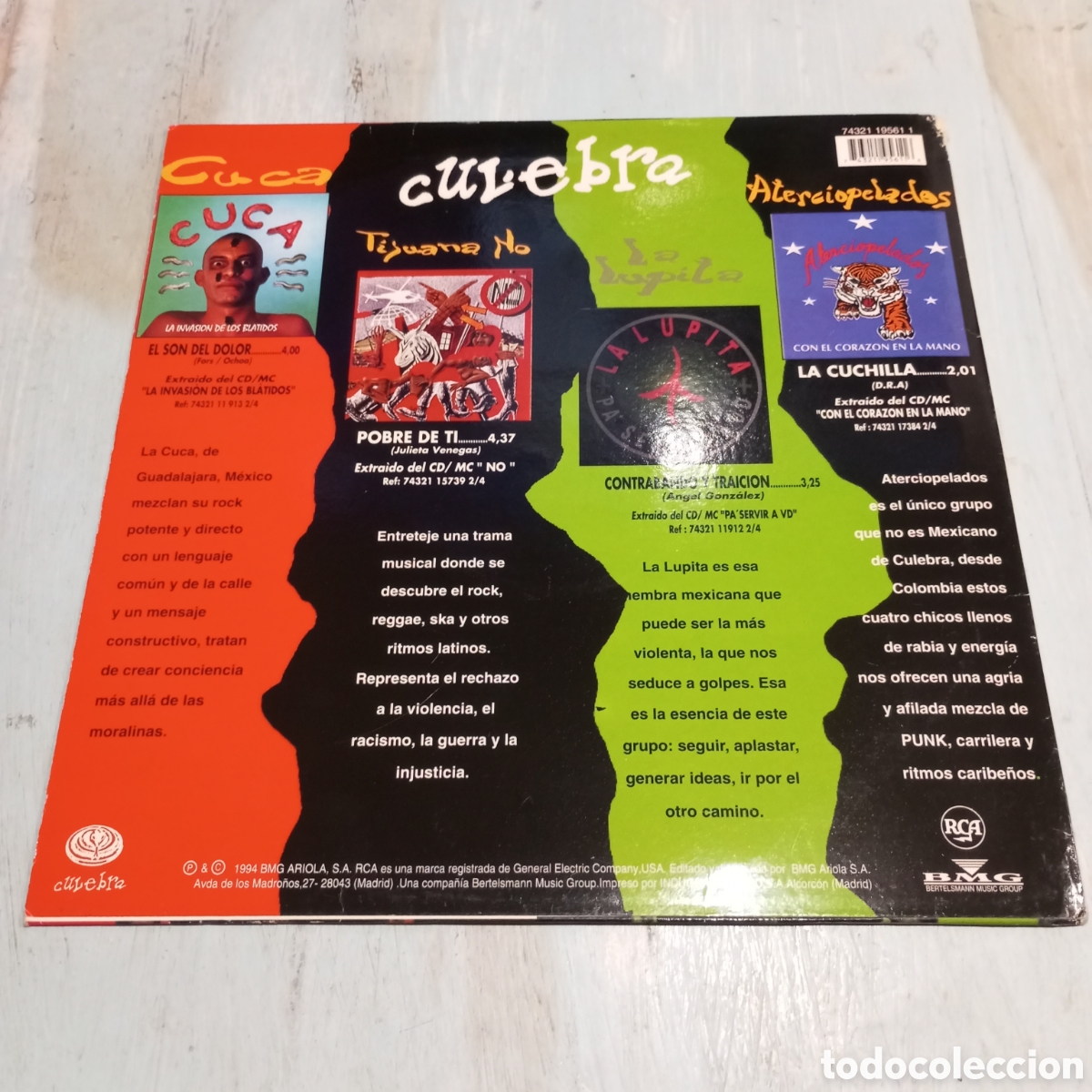 Discos de vinilo: VARIOS - CULEBRA - EP - Foto 2