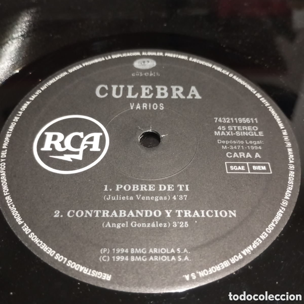 Discos de vinilo: VARIOS - CULEBRA - EP - Foto 3