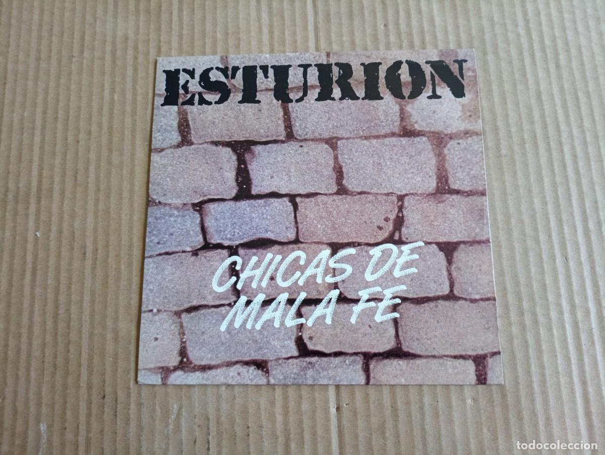 Discos de vinilo: ESTURION - CHICAS DE MALA FE SINGLE 1989 - Foto 1