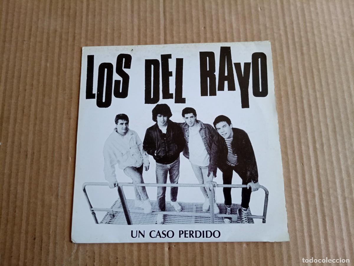 Discos de vinilo: LOS DEL RAYO - UN CASO PERDIDO SINGLE 1990 - Foto 1