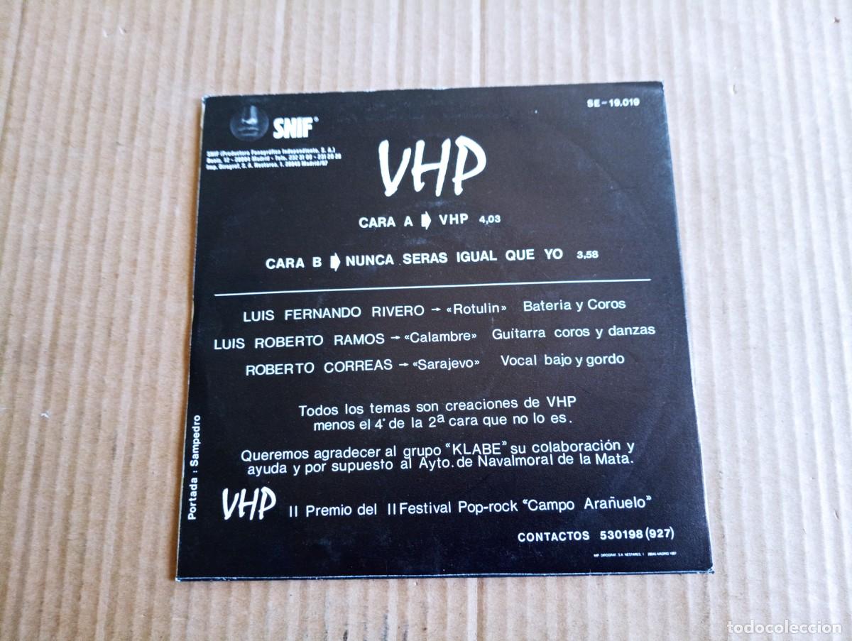 Discos de vinilo: VHP - VHP SINGLE PROMOCIONAL 1987 - Foto 2