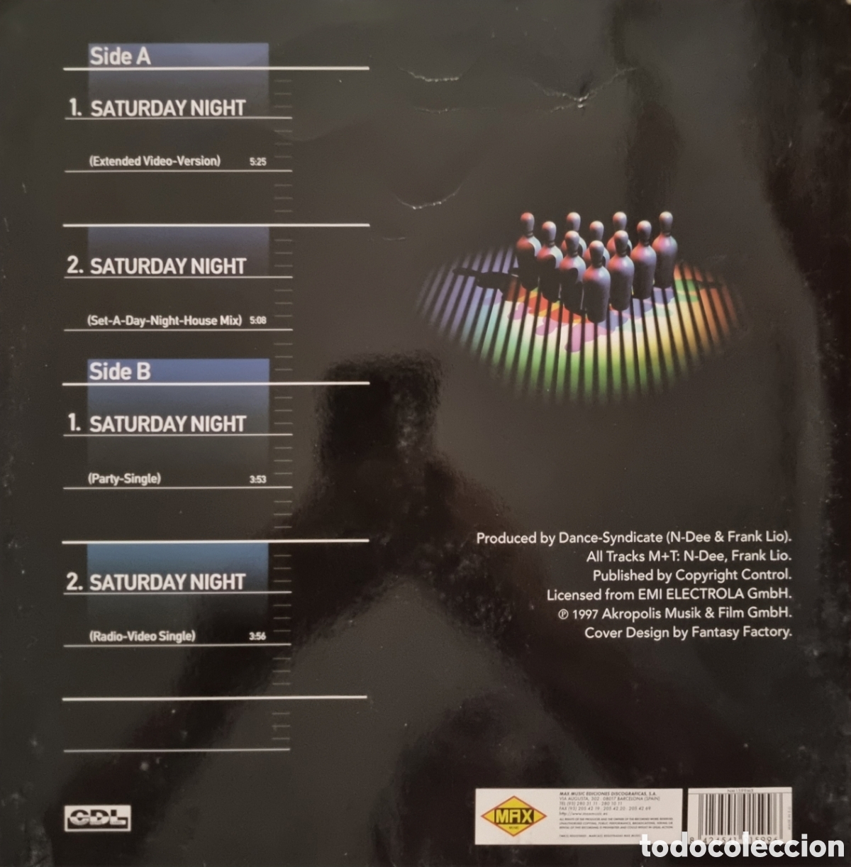 Discos de vinilo: SQUEEZER Maxi SATURDAY NIGHT SPAIN 1997 - Foto 3