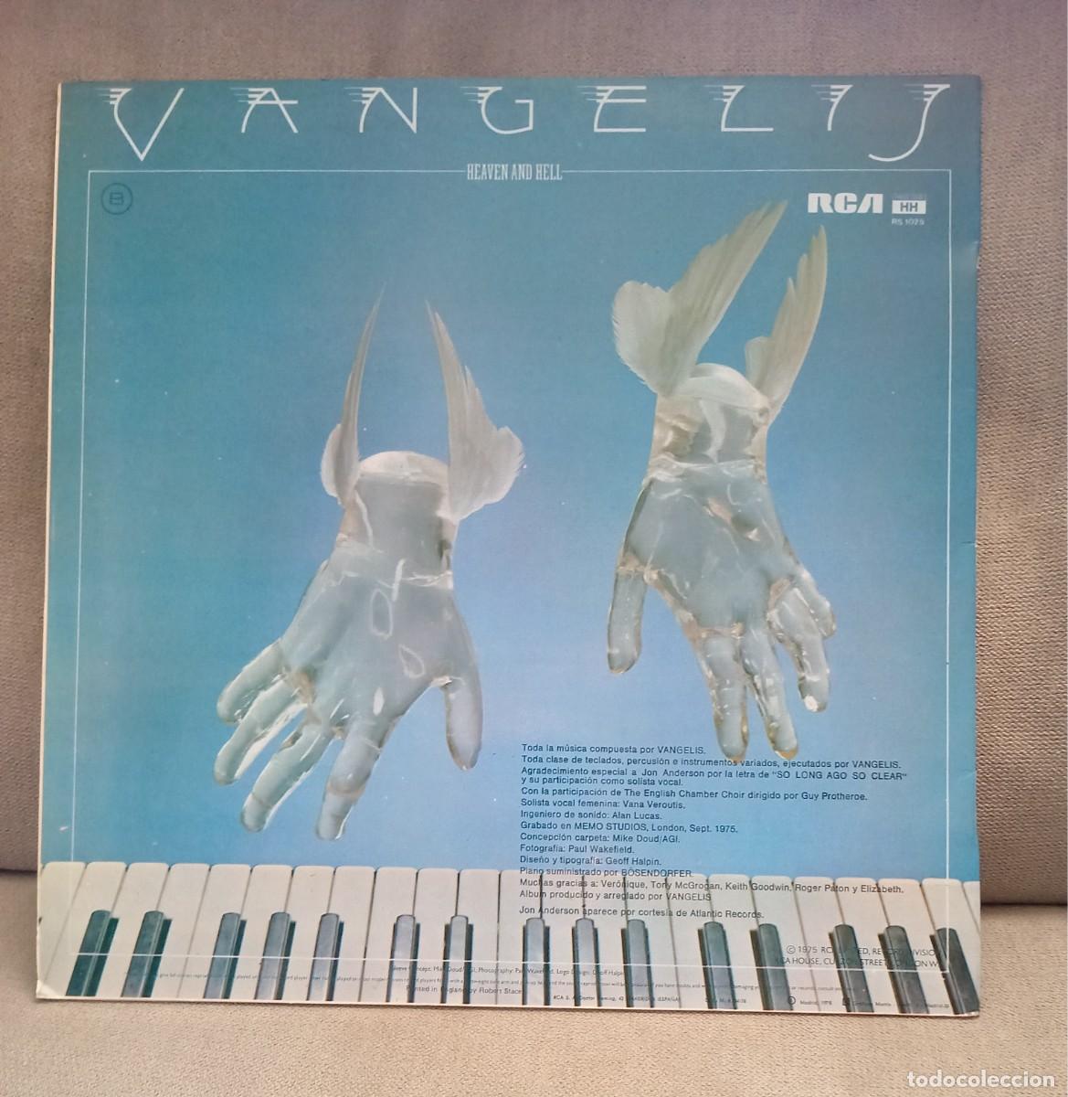 Discos de vinilo: VANGELIS: HEAVEN AND HELL - Foto 3