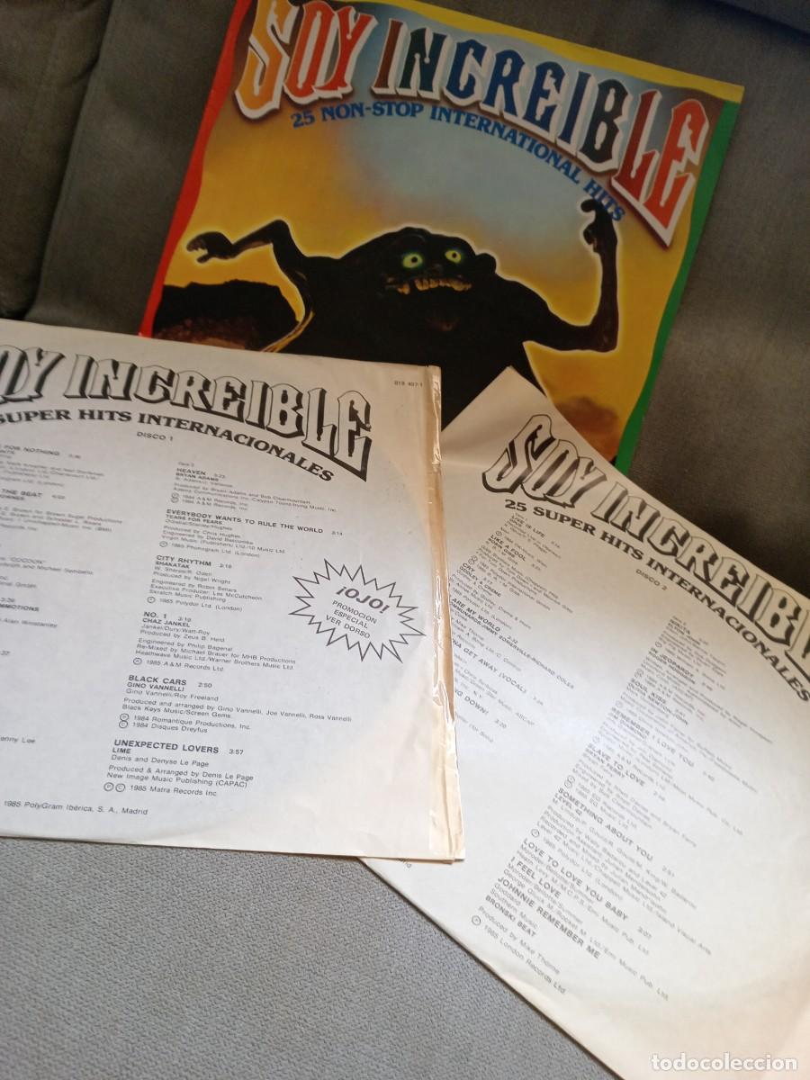 Discos de vinilo: SOY INCREIBLE - 2 LP - Foto 2