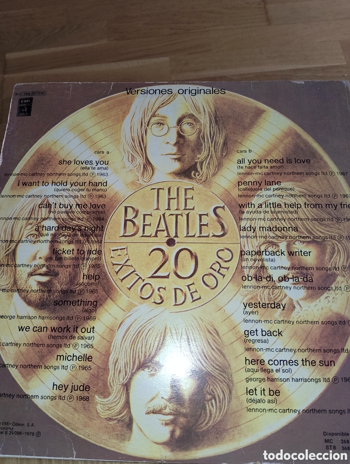 Discos de vinilo: The beatles 20 &eacute;xitos de oro - Foto 2
